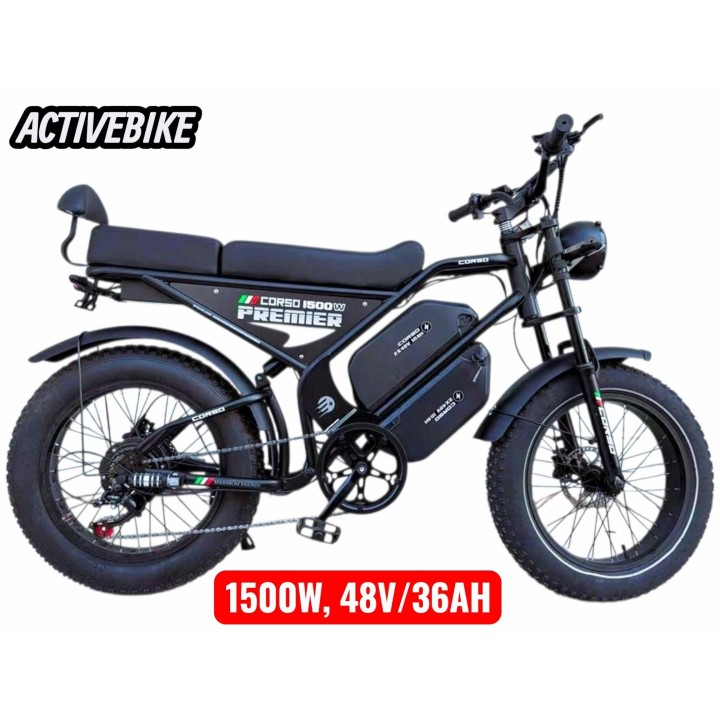 Електрофетбайк Corso Premier 20" PR-96150 (1500W, 48V/36Ah)